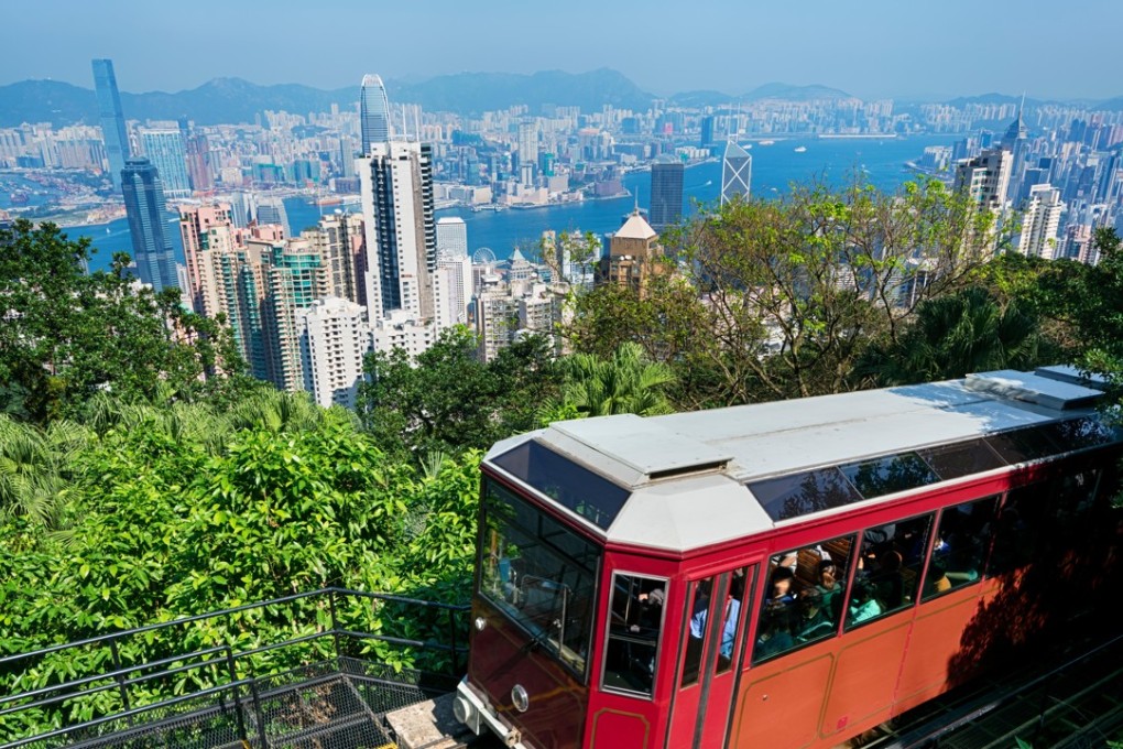 The `Peak Tram` in Hong Kong. Photo: SCMP