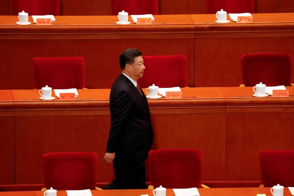 China’s President Xi Jinping arrives for a ceremony to mark the 90th anniversary of the founding of the People's Liberation Army at the Great Hall of the People in Beijing, China. Photo: Reuters
