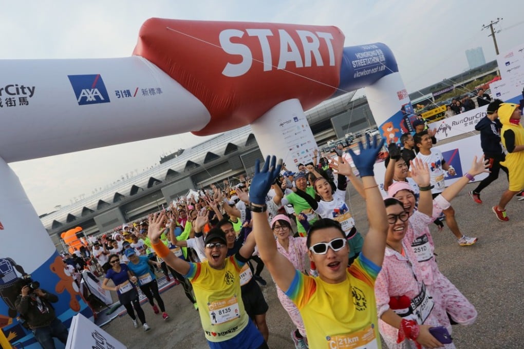 This year, individual participants of the race must pay HK$348 each, while a relay team of four has to fork out HK$1,200 as part of the enrolment fees. Photo: Felix Wong