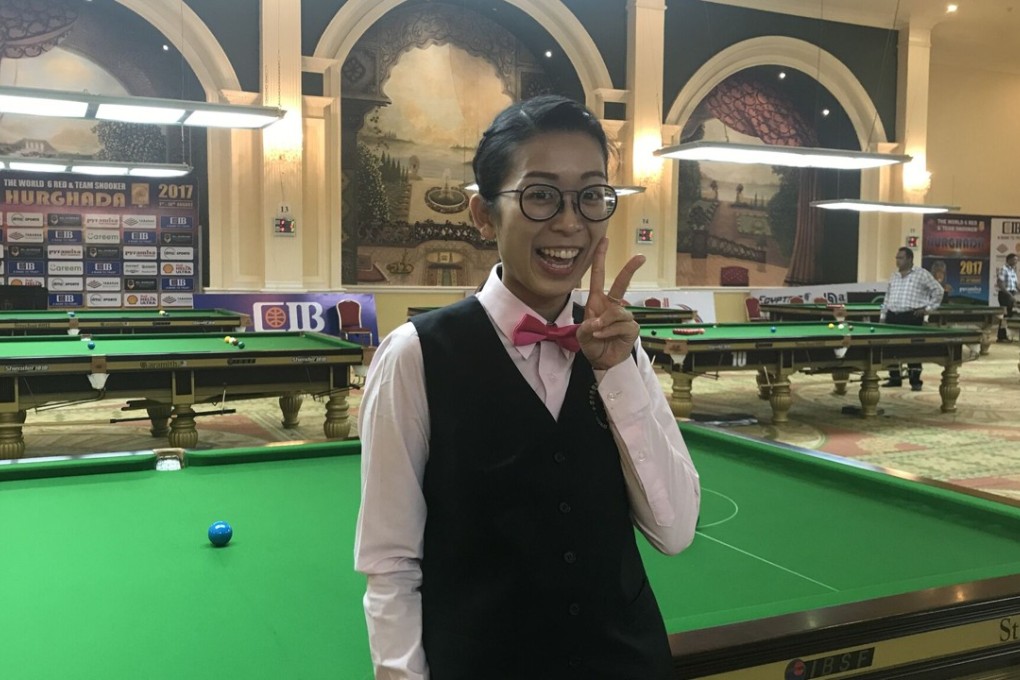 Ng On-yee celebrates her 6 Reds world title win in Egypt. Photo: Handout
