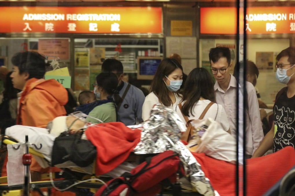 Busy accident and emergency room at the Queen Elizabeth Hospital in Yau Ma Tei. Photo: Felix Wong