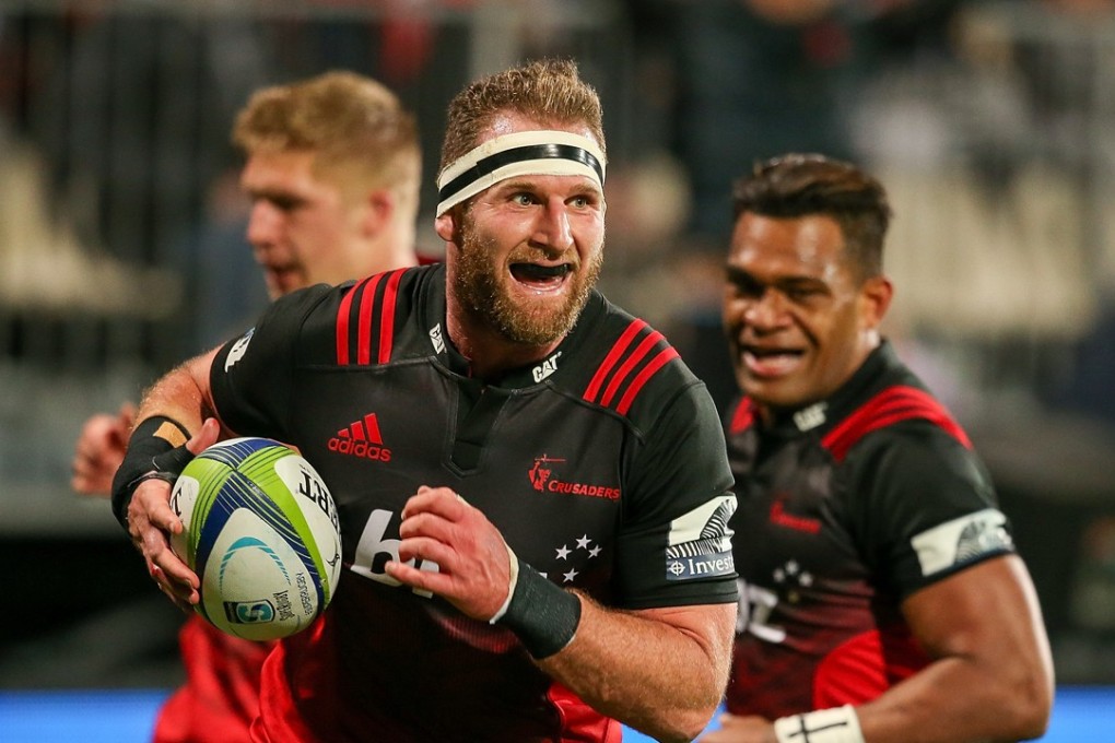 Kieran Read of the Canterbury Crusaders scores a try during the Super Rugby match against South Africa’s Western Stormers. Photo: AFP