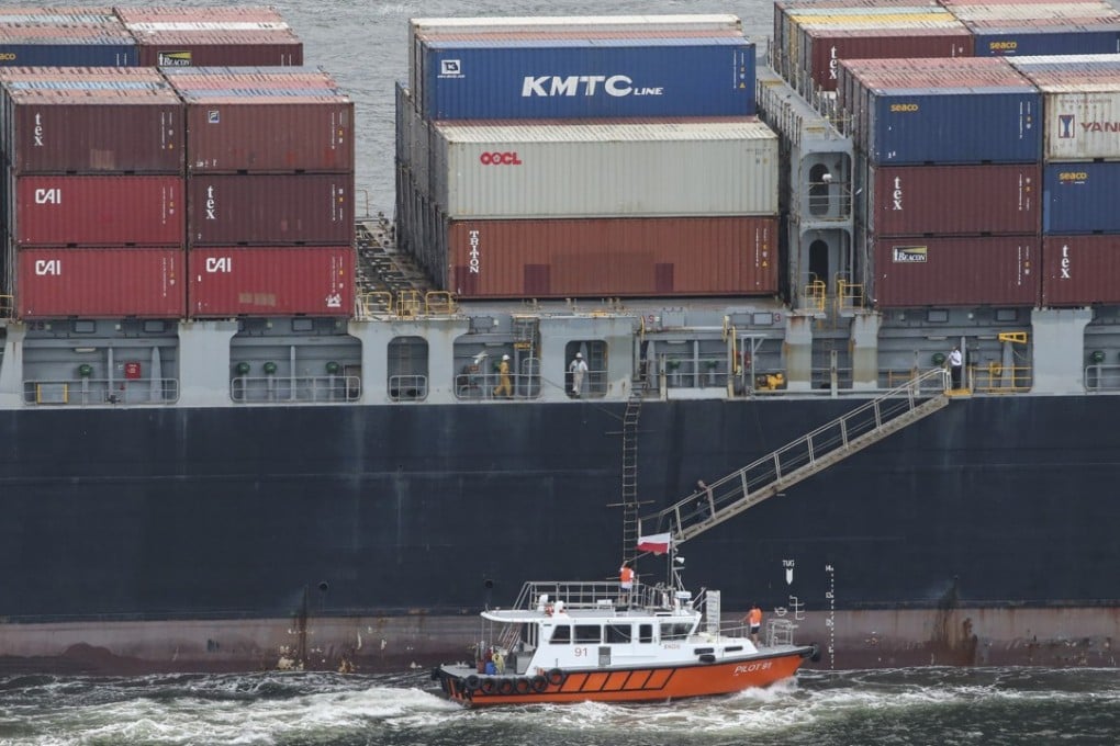 An unnamed cargo ship. A British cargo ship captain was found to be far over the legal drinking limit while berthing a vessel in New Zealand. Photo: Felix Wong