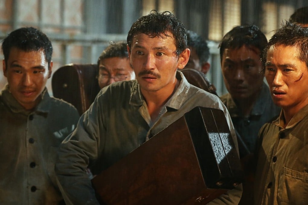 Hwang Jung-min (centre) in The Battleship Island (category IIB; Korean, Japanese). The film, which also stars Song Joong-ki and So Ji-sub, is directed by Ryoo Seung-wan