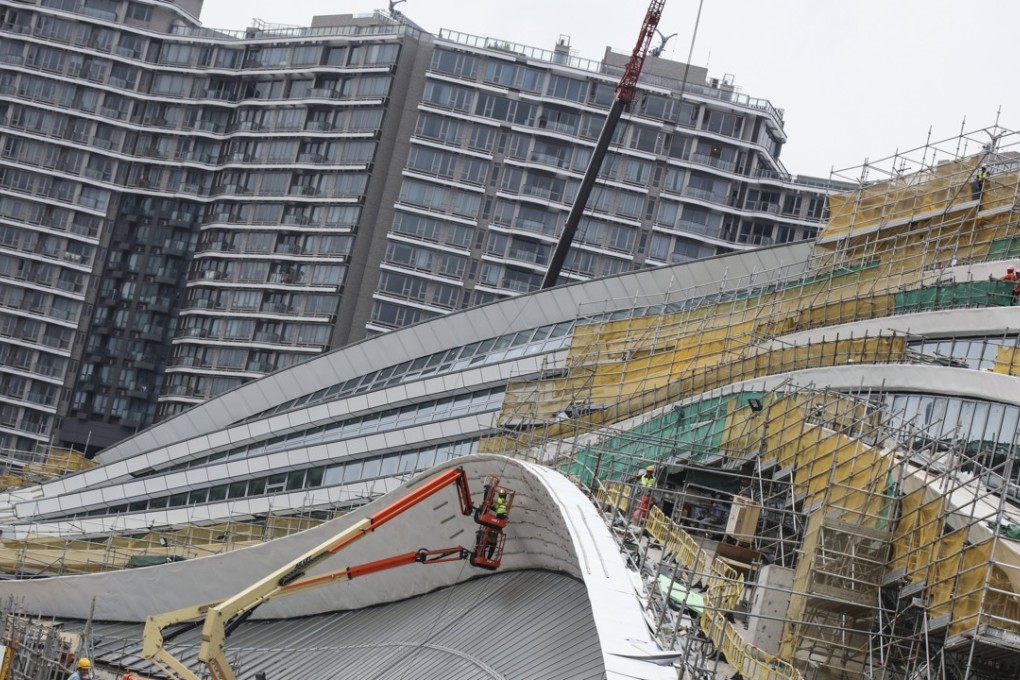 General view of the construction site of the West Kowloon terminus. Photo: Felix Wong