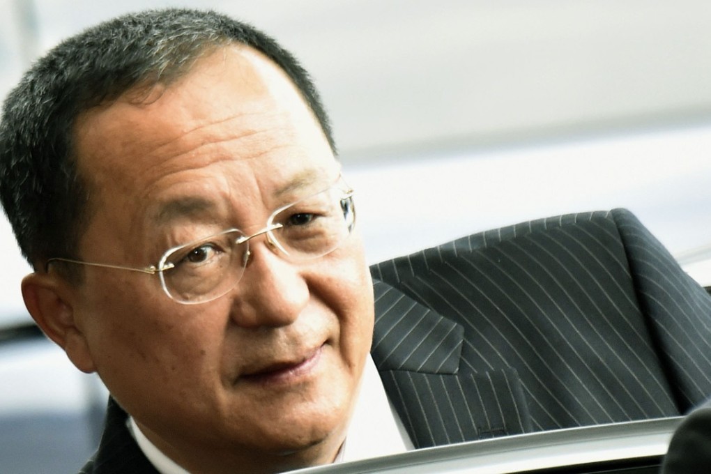 Ri Yong-ho, North Korea’s foreign minister. Photo: Kyodo