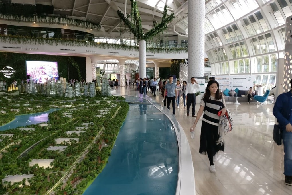 The US$100 billion Forest City development in Malaysia is the biggest overseas project by a Chinese property developer.