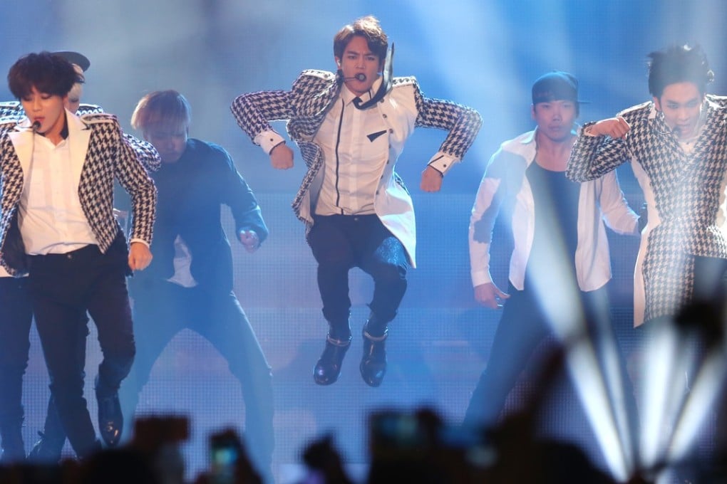 K-pop group SHINee was one of the bands said to have been involved in the shows. Photo: AFP