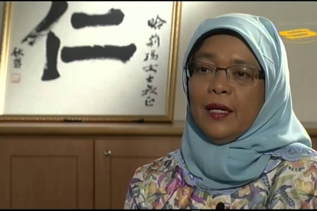 Halimah Yacob is favoured to become Singapore’s first female president next month. File photo
