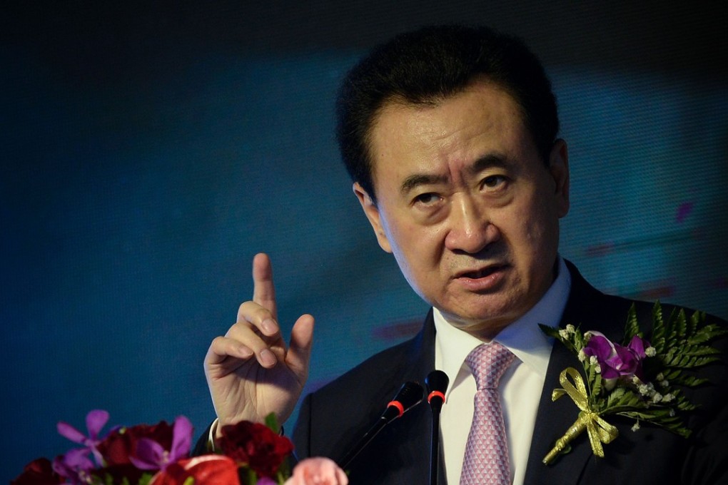 Wang Jianlin, the tycoon who controls Dalian Wanda Group, is expanding the overhaul of his self-made empire. Photo: AFP