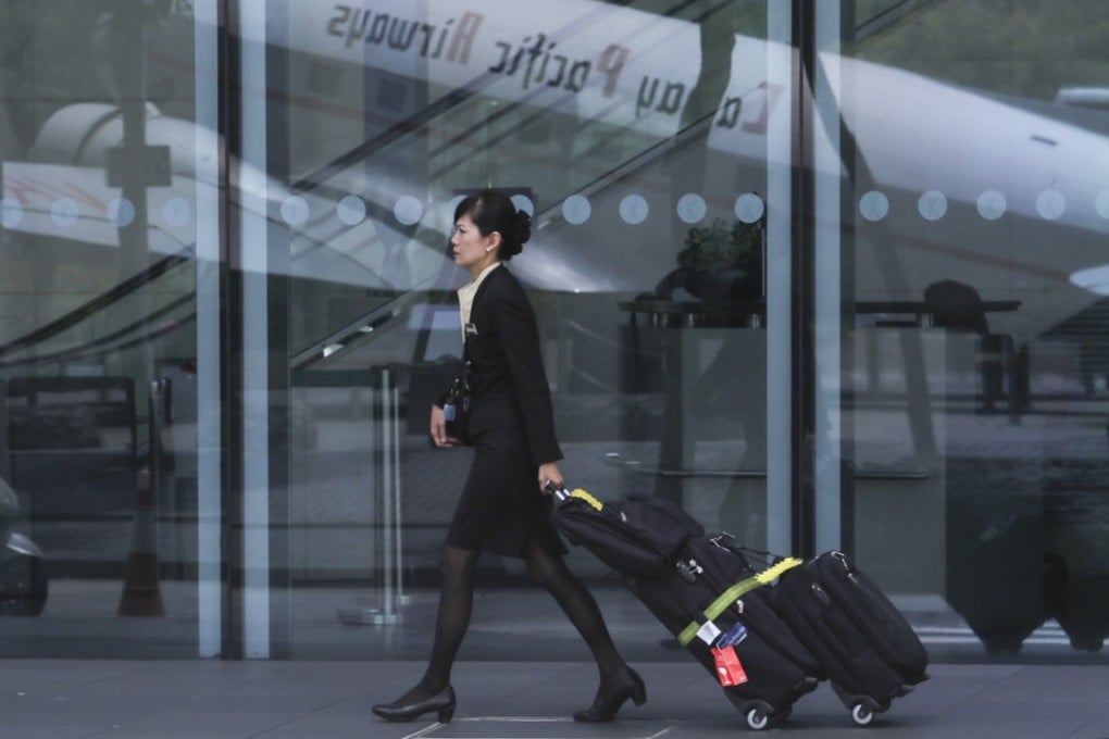 The retirement age was last raised in 2008 from the age of 45, but Cathay Dragon cabin crew still retire at 45. Photo: Felix Wong