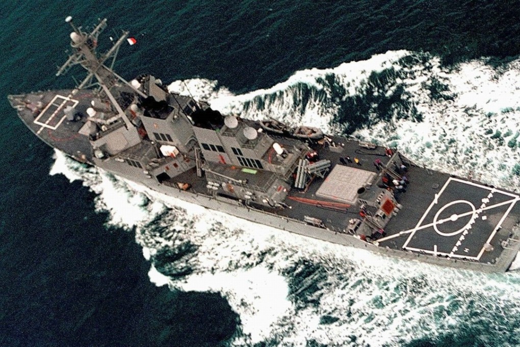 US officials said the USS John S. McCain travelled close to Mischief Reef in the Spratly Islands on Thursday. Photo: Reuters