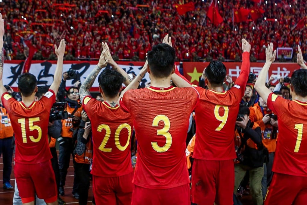 China’s national team languish in 77th place in the Fifa world ranking list. Photo: Reuters