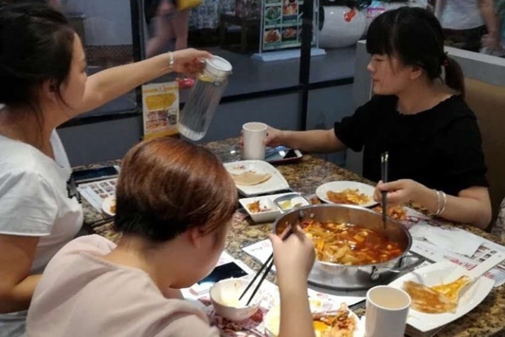 Business as usual at restaurants in the Xiaozhai Saige shopping mall in Xian, Shaanxi province. Photo: Handout