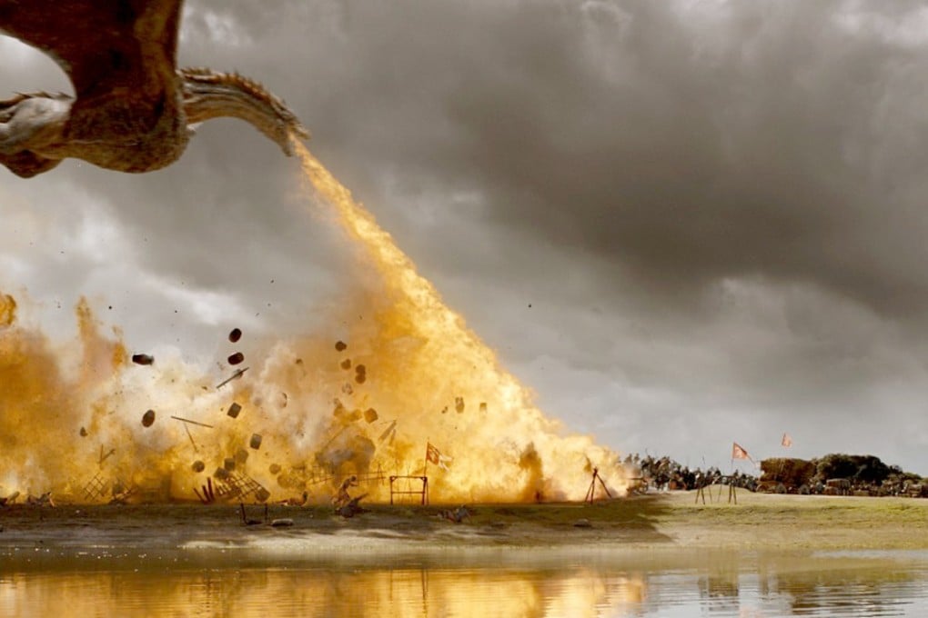 Daenerys Targaryen and her dragon Drogon go on the attack in the seventh season of Game of Thrones, which started last month. The series has one more season to go after this, and the story’s too good to be interrupted by anything – even nuclear war. Photo: HBO
