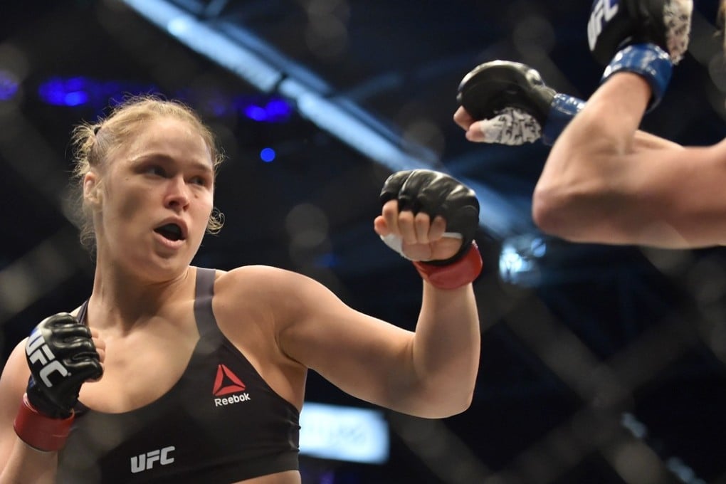 Ronda Rousey’s undefeated streak in MMA was snapped by Holly Holm in November 2015. Photo: AFP