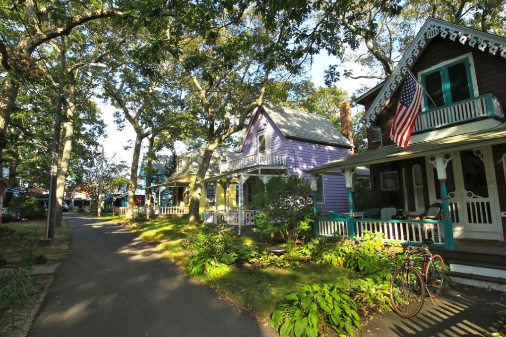 Gingerbread houses on Martha's Vineyard, Massachusetts. Picture: Alamy