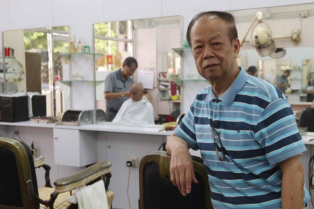 The golden days have long gone for Ko Kang-ching, owner of the Shanghai Wah Fu Beauty Parlour, and he is ready to move on. Photo: Nora Tam