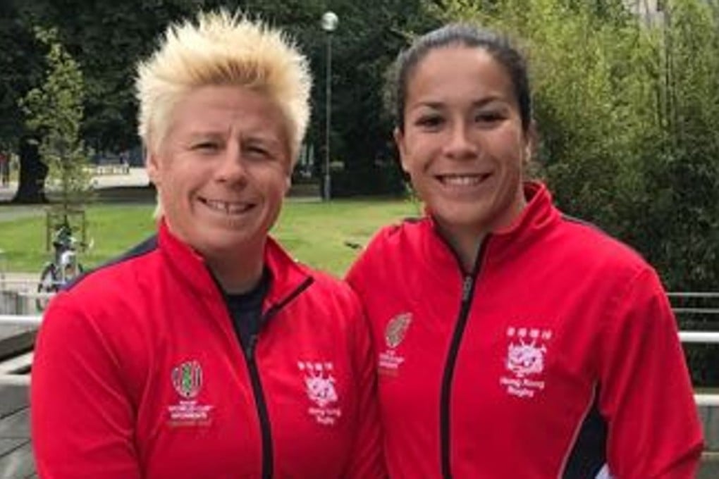 Hong Kong coach Jo Hull (left) and Rose Hopewell-Fong in Dublin. Photos: HKRU
