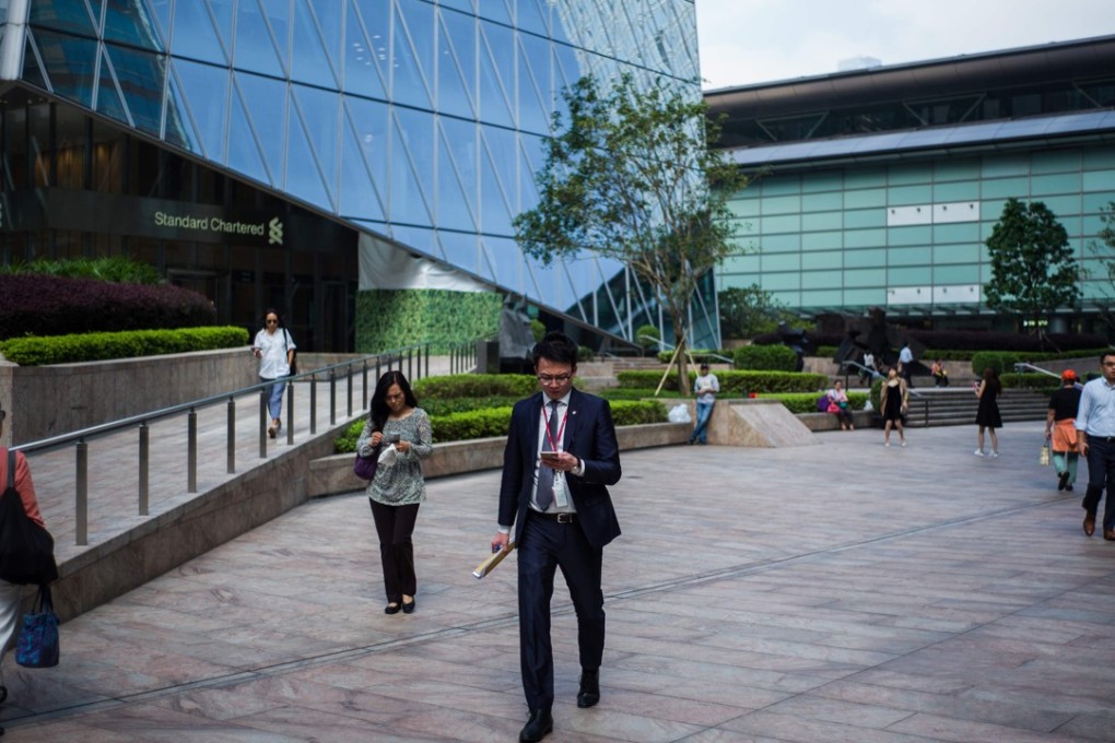 The Hang Seng Index gained 1.36 per cent, or 366.72 points, to 27,250.23 on Monday. Photo: AFP