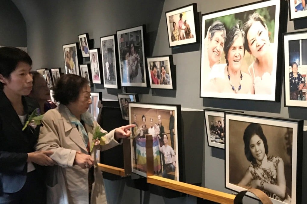 Former Taiwanese “comfort woman” Chen Lien Hua pictured at the museum in Taipei. Photo: Reuters