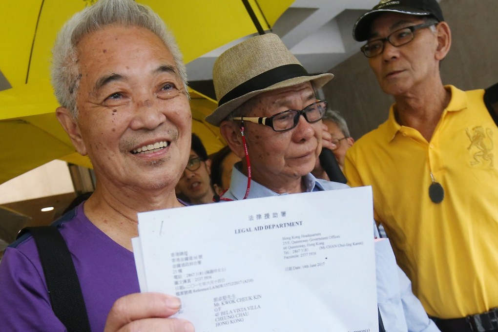 ‘King of judicial reviews’ Kwok Cheuk-kin appears at High Court. Photo: David Wong