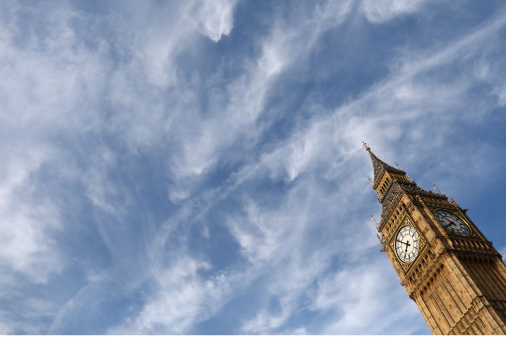 The Elizabeth Tower, which houses the Great Clock and the Big Ben bell, is seen above the Houses of Parliament, in central London. Photo: Reuters