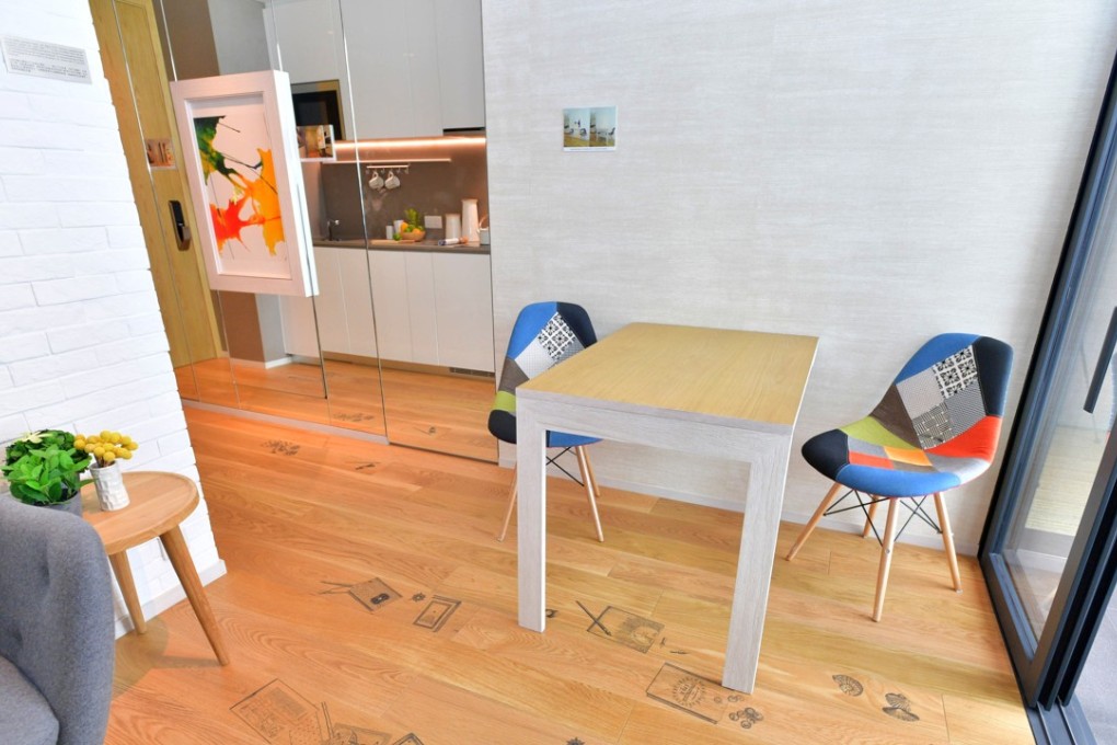 The first batch of nano flats at Edition 178 in Kwai Chung, which comprises of units ranging in size from 222 sq ft to 398 sq ft, was being launched at about HK$14,000 per square foot after discount. Buyers of the units are expect to pay a monthly management fee of HK$4.8 per sq ft. Photo : HANDOUT