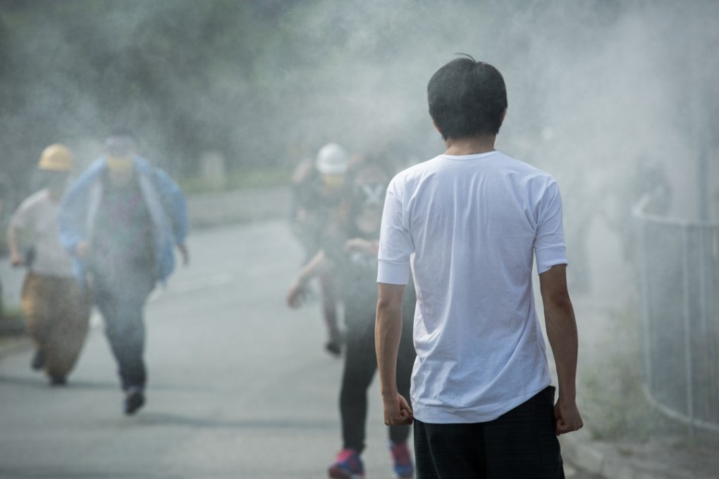 A scene from Chow Kwun-wai’s mockumentary Self-Immolator, one of five short films included in Hong Kong film Ten Years. The production company behind the movie has announced that the concept will be used for films from Thailand, Taiwan and Japan.