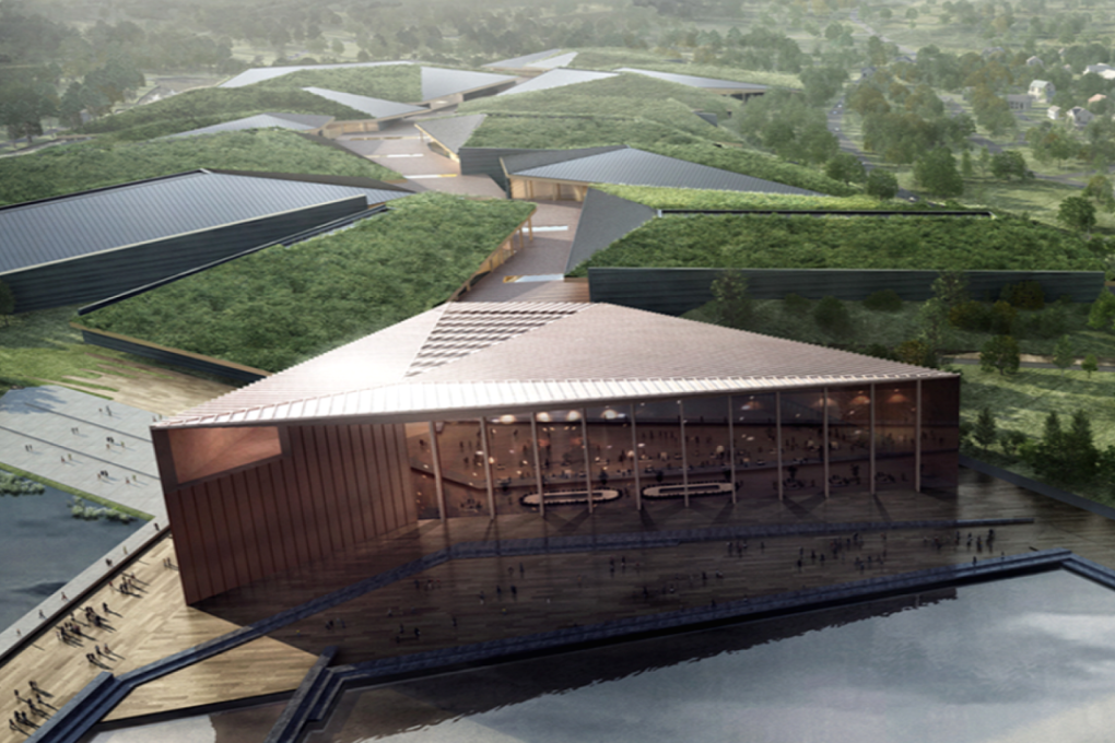 An artist impression of the proposed Kolos data center. Photo: KOLOS