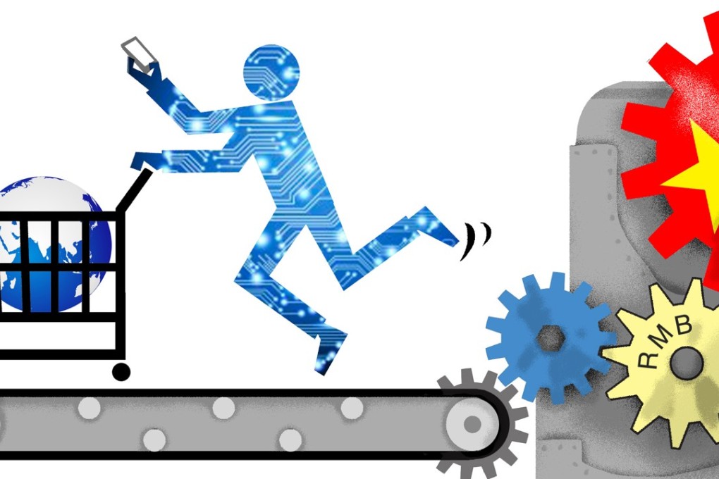 The e-commerce activity of the “i-can” generation has created one of the world’s largest digital economies and is spawning a new generation of influential Chinese IT companies. Illustration: Craig Stephens