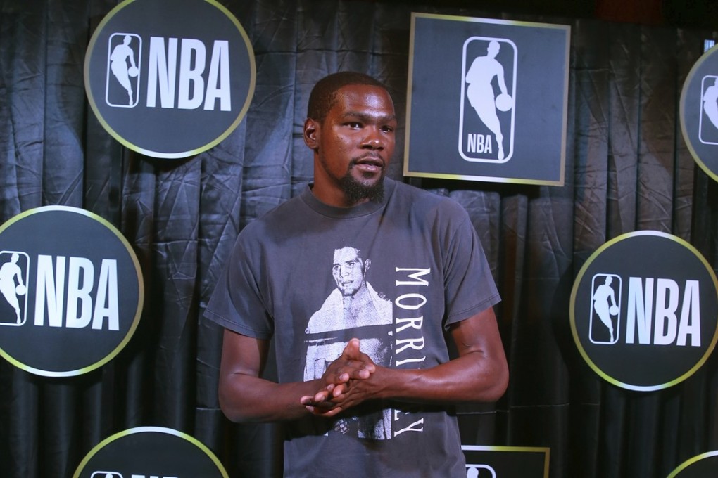 Kevin Durant was named Most Valuable Player of the NBA Finals. Photo: AP