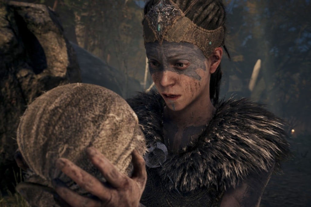 Celtic warrior Senua is played by Ninja Theory’s video editor Melina Juergens, in Hellblade: Senua’s Sacrifice.