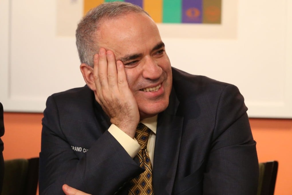 Grandmaster chess player Garry Kasparov in St Louis. Photo: AFP