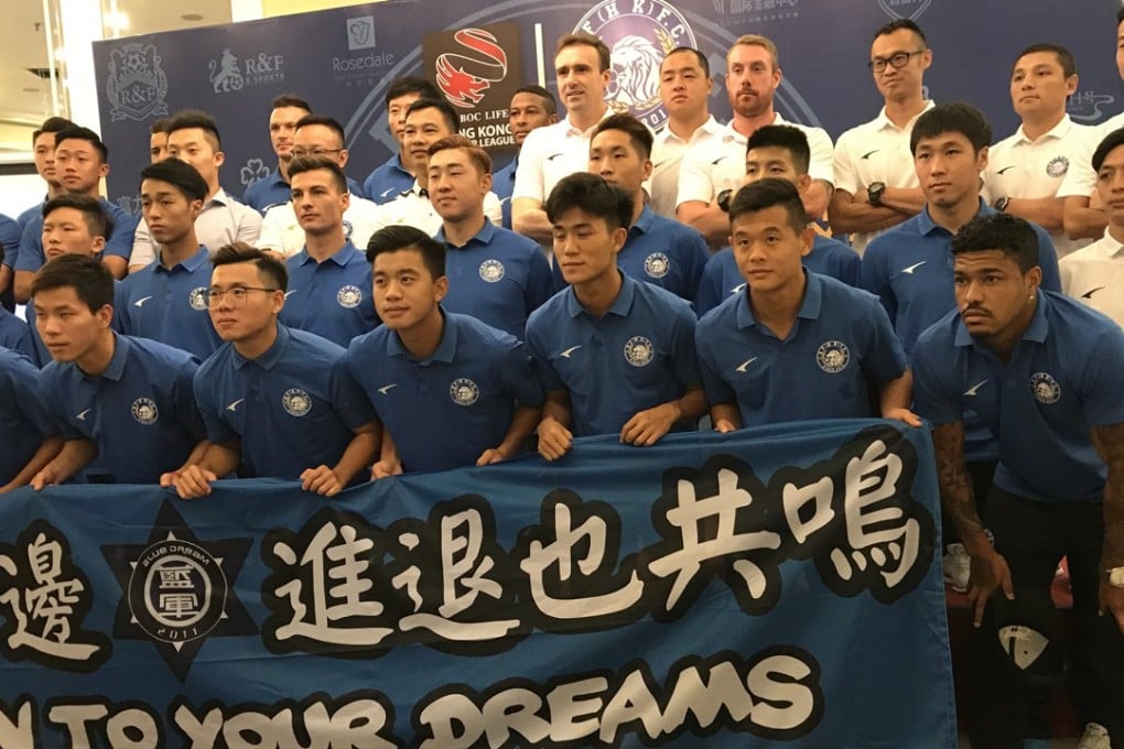 Guangzhou R&F ahead of the new Hong Kong Premier League season. Photo: Chan Kin-wa