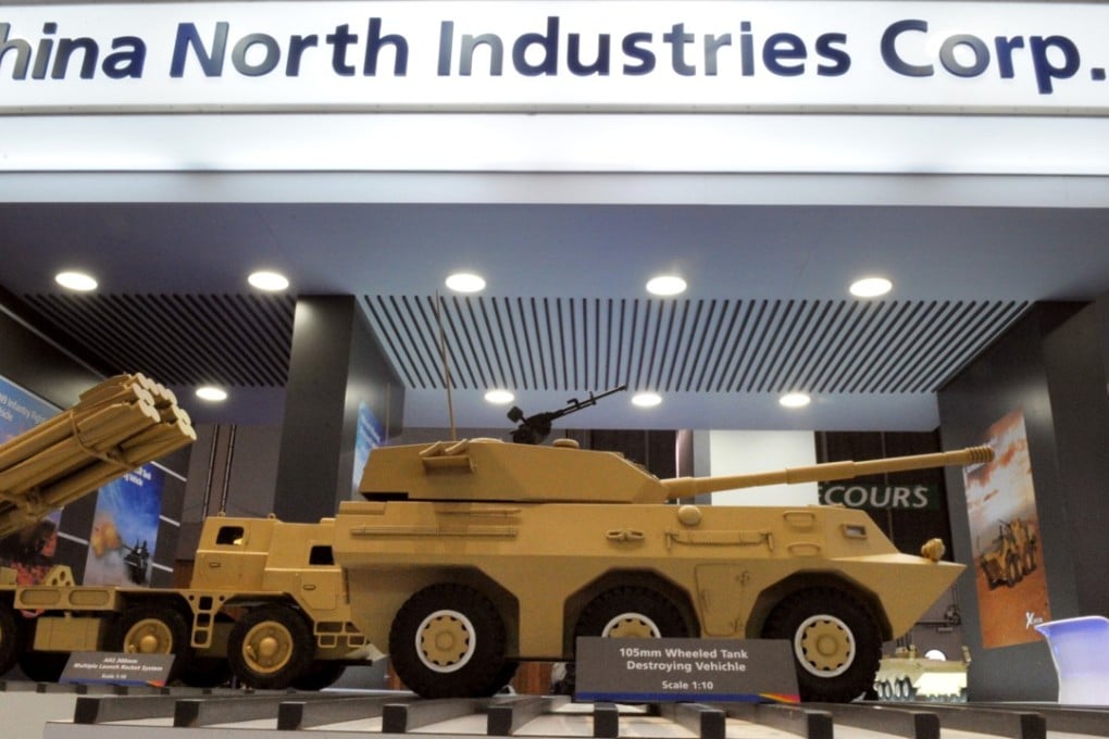 China’s weapon exports sector surged 74 per cent in the period 2012 to 2016 compared to the preceding five years. Photo: AFP