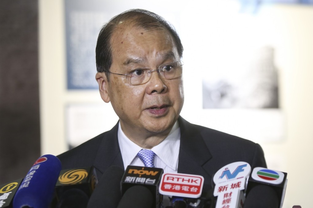 Hong Kong Chief Secretary Mattew Cheung Kin-chung. Photo: Xiaomei Chen