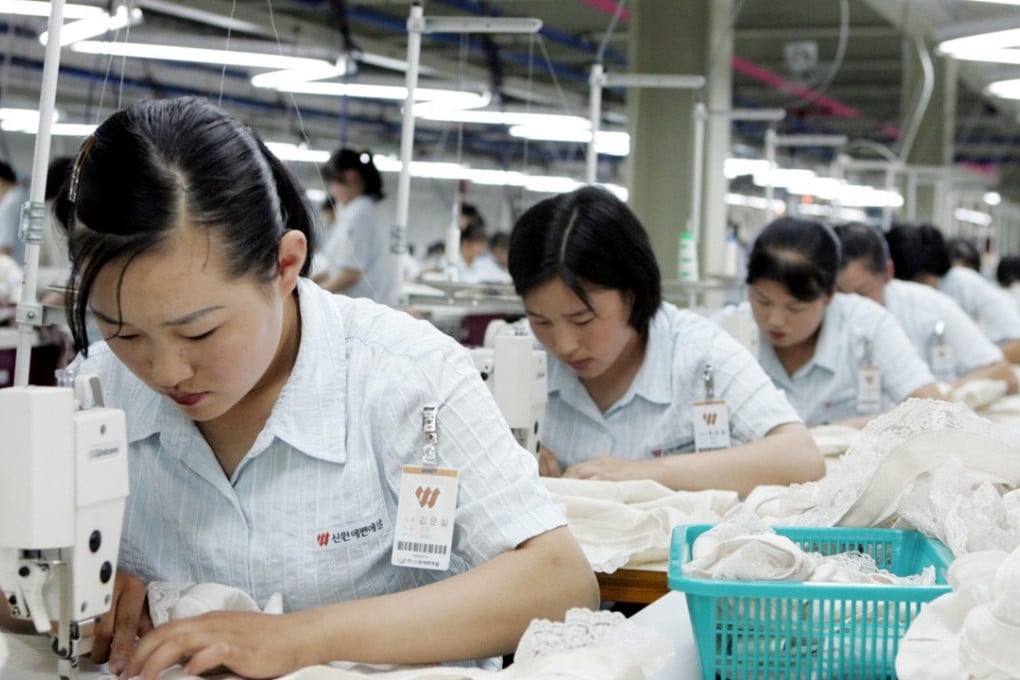 North Korean textile workers. (AP Photo/Ahn Young-joon, File)