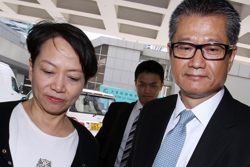 Both Paul Chan (right) and Frieda Hui (left) signed the emails. Photo: Dickson Lee