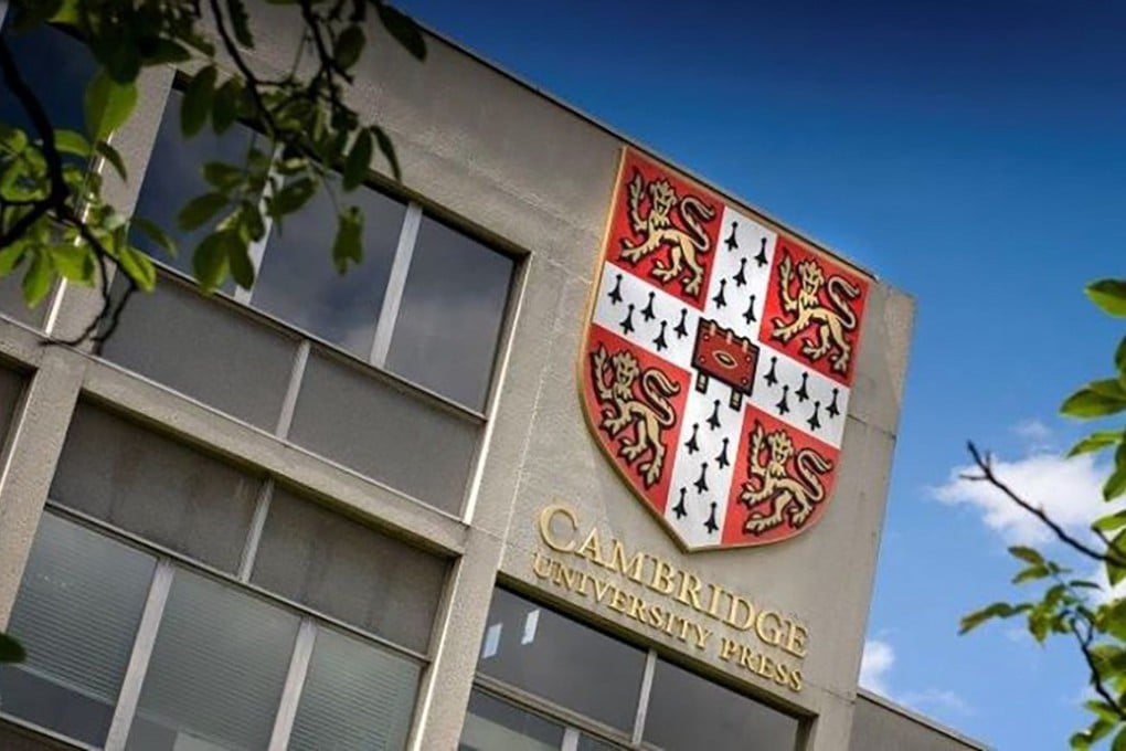 Cambridge University Press was told to pull more than 300 articles from its mainland China online platform. Photo : Handout