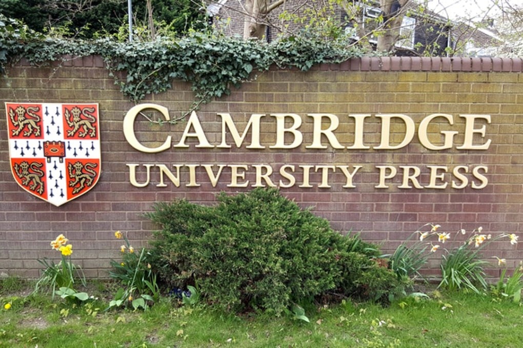 Cambridge University Press has reversed its decision to blocked articles online at the request. Photo: Handout
