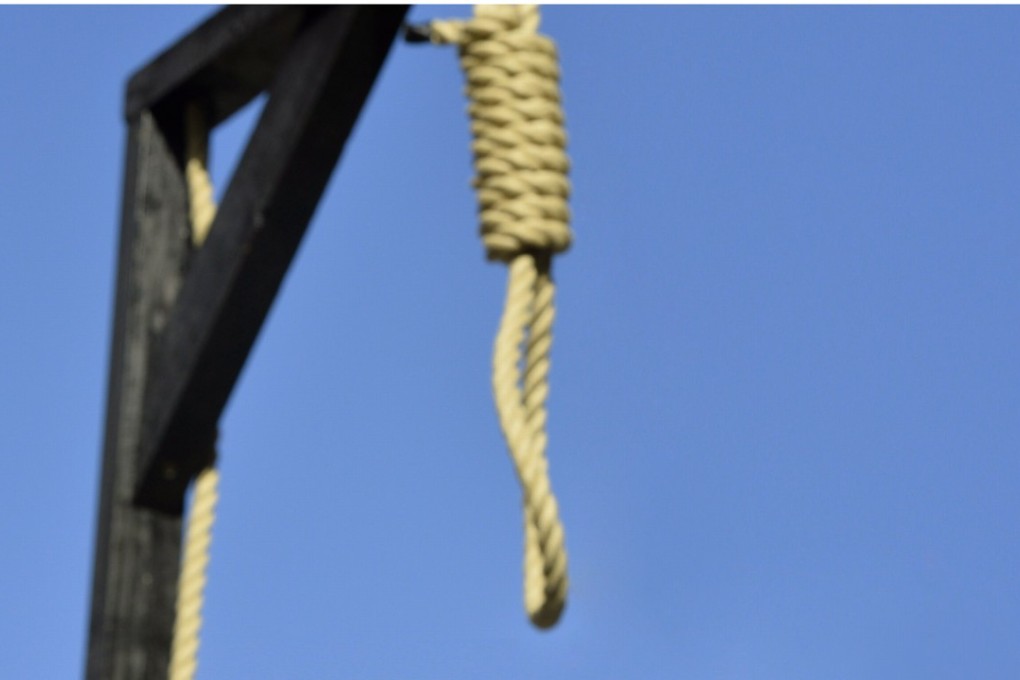 A hangman's noose and gallows. Photo: Reuters