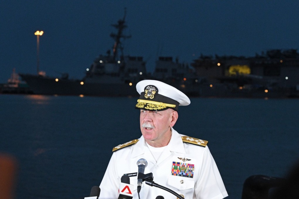 US Pacific Fleet commander Admiral Scott Swift. Photo: Xinhua