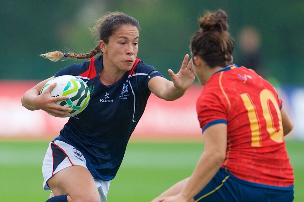 Rose Hopewell-Fong in action against Spain. Photo: HKRU