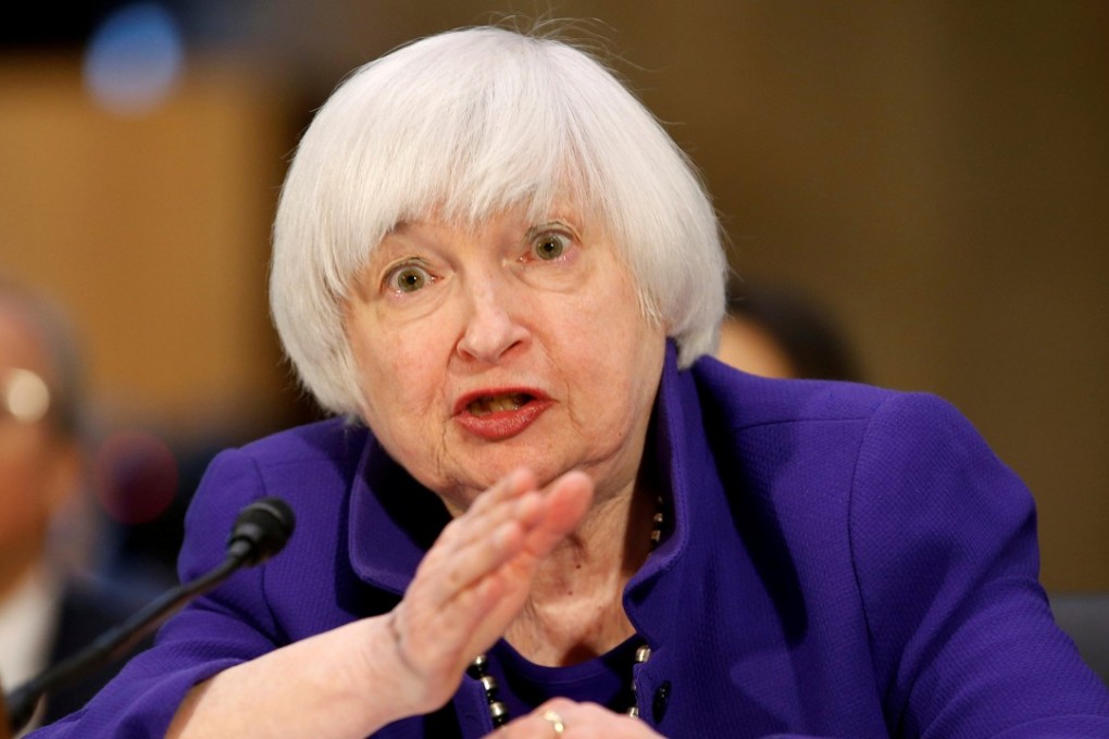 United States Federal Reserve Chair Janet Yellen testifies before a Senate Banking, Housing, and Urban Affairs Committee hearing on the Semiannual Monetary Policy Report to the Congress on Capitol Hill in Washington DC on February 14, 2017. Photo: REUTERS
