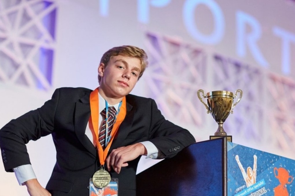 Jack Dumoulin is the 2017 world champion of Microsoft Excel. Photo: Certiport
