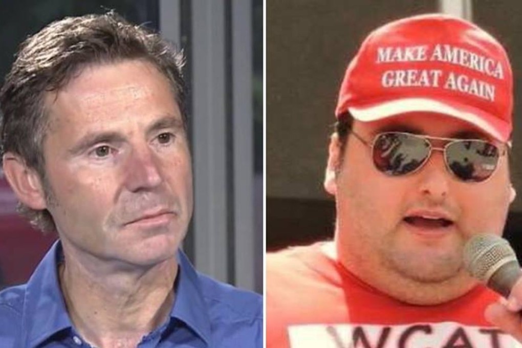 Brad Salzberg (left), founder of the Cultural Action Party, and Joey De Luca, president of the Worldwide Coalition Against Islam. Photos: Shaw TV and Facebook / WCAI Canada