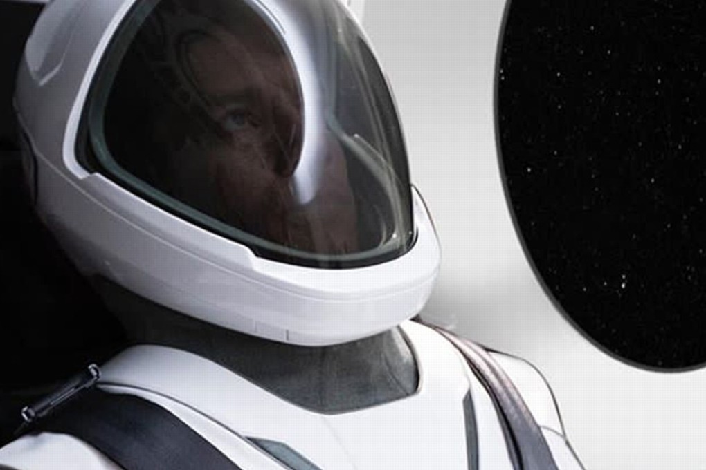This image released by Elon Musk on Wednesday shows a new spacesuit from his company SpaceX. It's designed for its crewed flights planned for 2018.Photo: AP