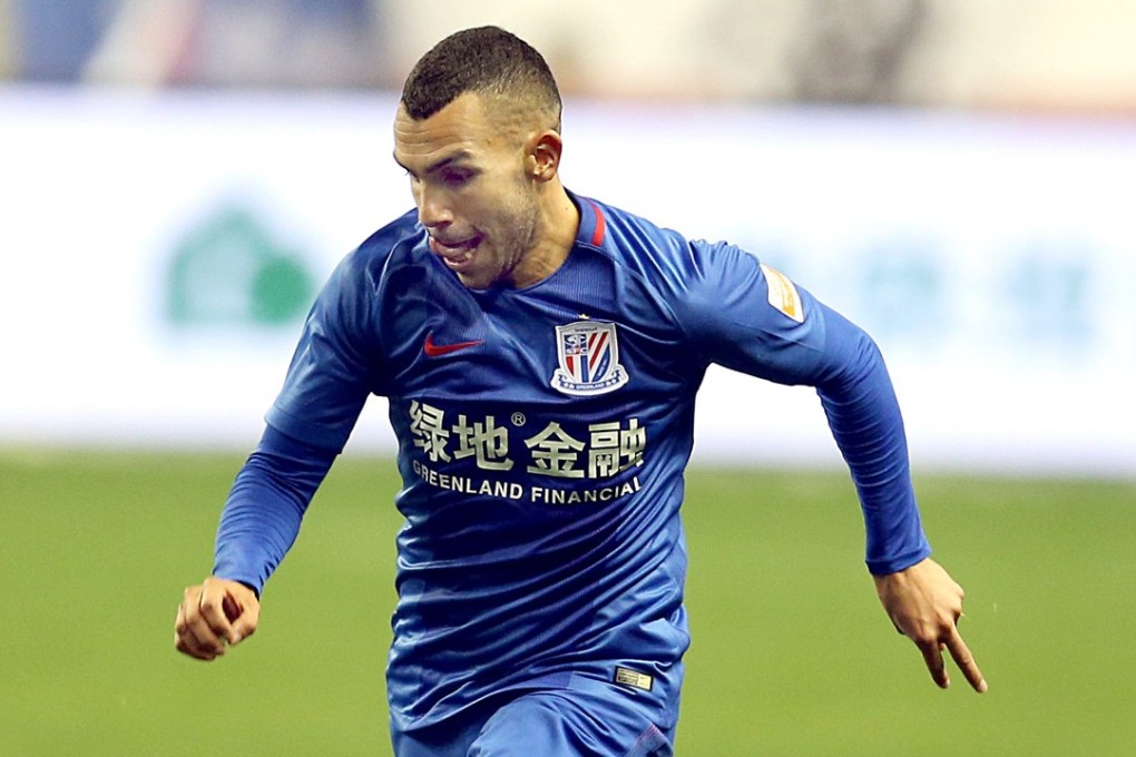 Carlos Tevez joined Shanghai Shenhua ahead of the 2017 Chinese Super League season. Photo: Xinhua 新華社記者凡軍攝