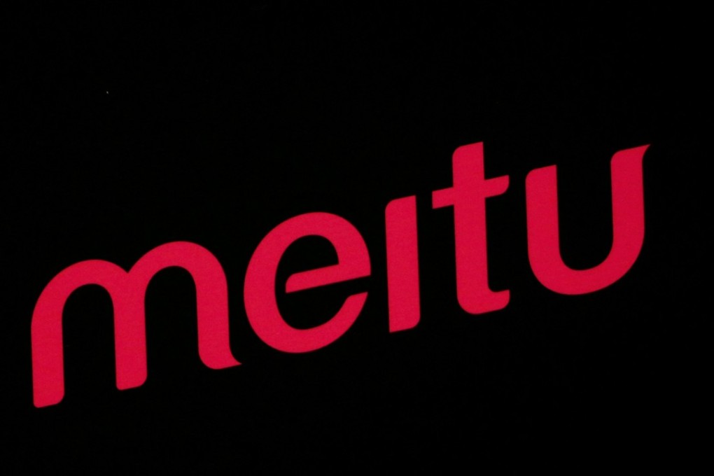The logo of Meitu is displayed at a news conference on the company's results in Hong Kong, China. Photo: Reuters